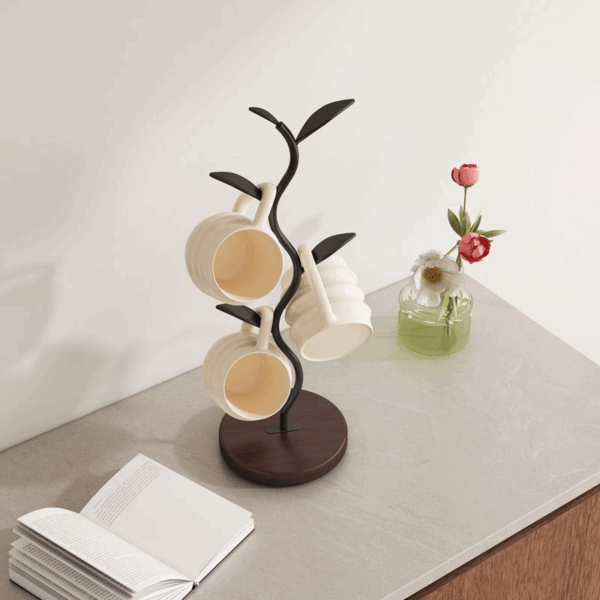 Tree-Shaped Mug Holder Stand