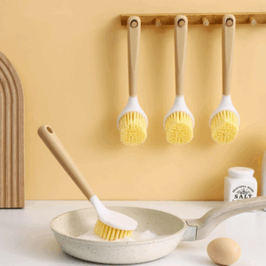 Long Handle Non-Stick Pan Brush