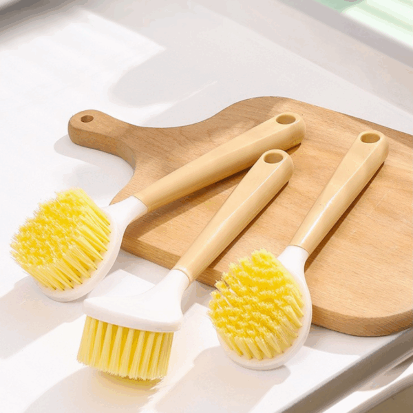 Long Handle Non-Stick Pan Brush - Image 2