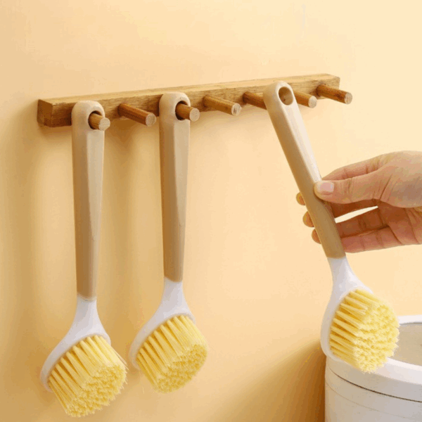 Long Handle Non-Stick Pan Brush - Image 3